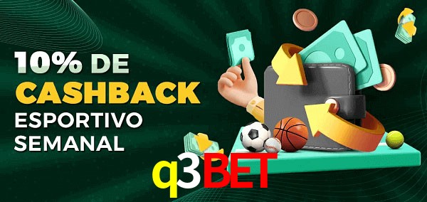 10% de bônus de cashback na q3bet